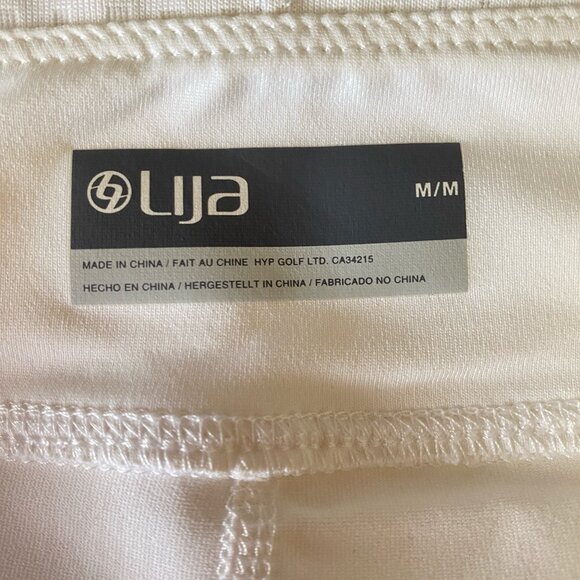 Lija Skort Mini Golf Tennis Skirt Shorts Layered Ruffle Matching Back Ruch Tank - Picture 2 of 7